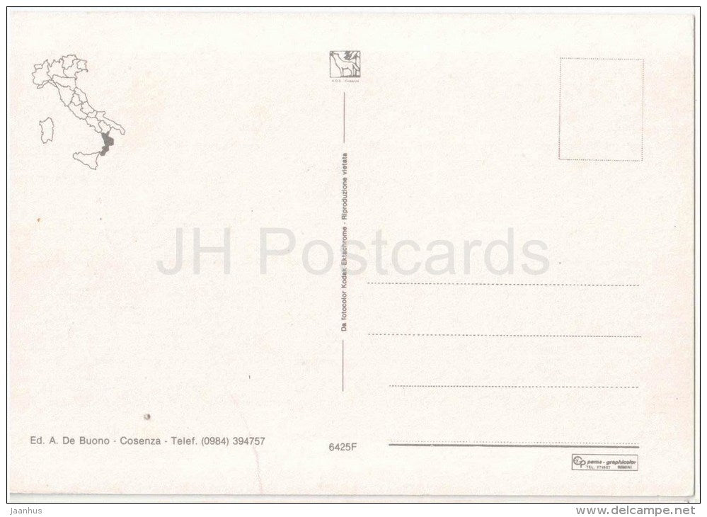 Rossano - Pietrapaola - Monasterace - Calabria - Cariati - 6425F - Italia - Italy - unused - JH Postcards