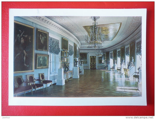 Great palace , Picture Gallery - Palace Museum in Pavlovsk - 1970 - Russia USSR - unused - JH Postcards