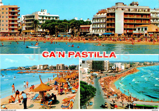 Palma de Mallorca - Ca'n Pastilla - multiview - 1984 - Spain - used - JH Postcards