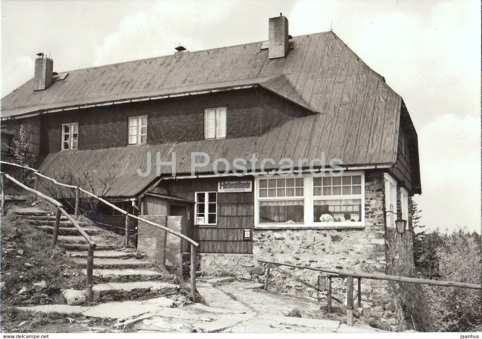 Kurort Oybin - HO Gaststatte - Hochwaldbaude - Germany DDR - unused - JH Postcards