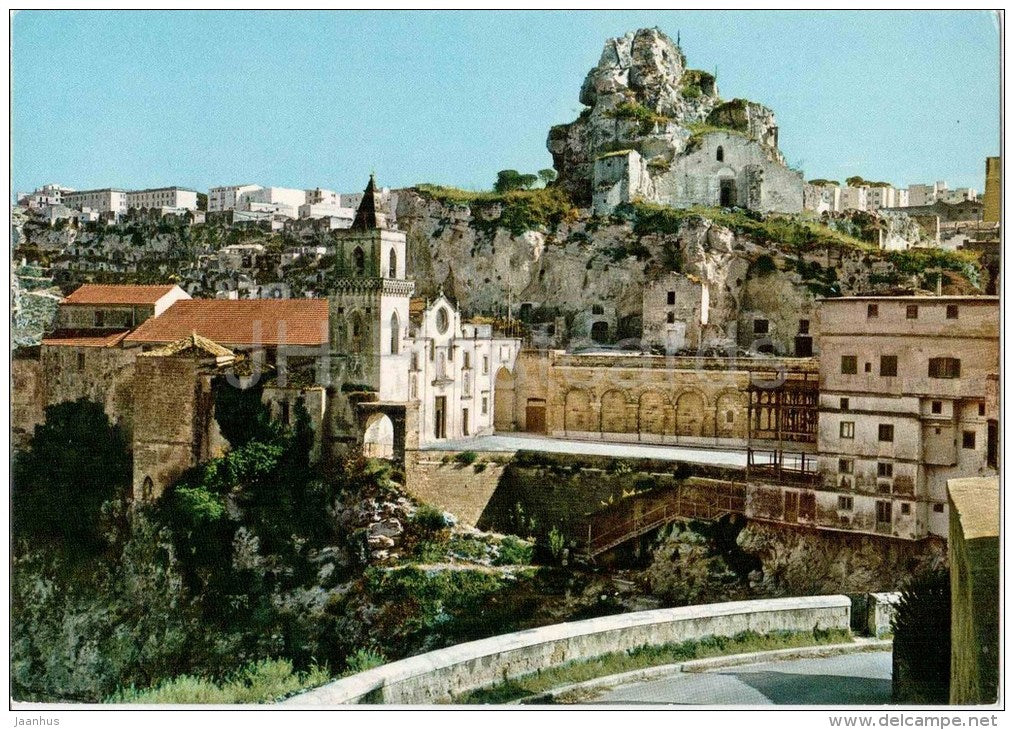 La Roccia dell`Idris - The Rock of Idris - Matera - Basilicata - 16 - Italia - Italy - unused - JH Postcards