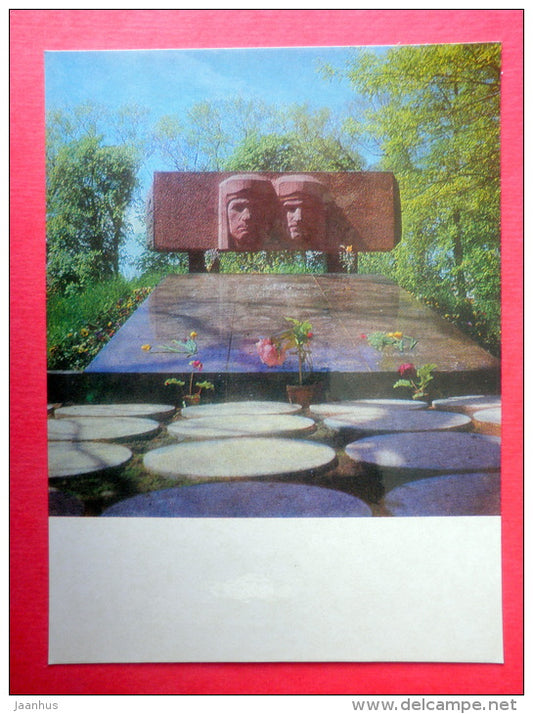 monument to Darius and Girenas - Kaunas - 1974 - Lithuania USSR - unused - JH Postcards