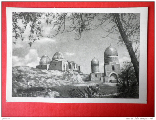 Shah-i-Zinda Ensemble - Samarkand - Architectural monuments of Uzbekistan - 1964 - USSR Uzbekistan - unused - JH Postcards