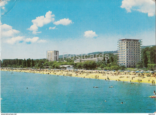 Varna - Golden Sands - beach - Bulgaria - used - JH Postcards