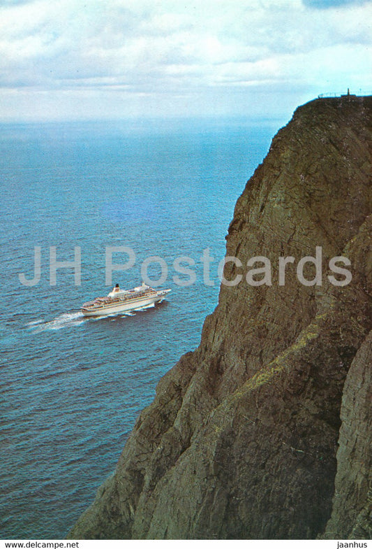 Nordkapp - North Cape - ship - Norway - unused - JH Postcards