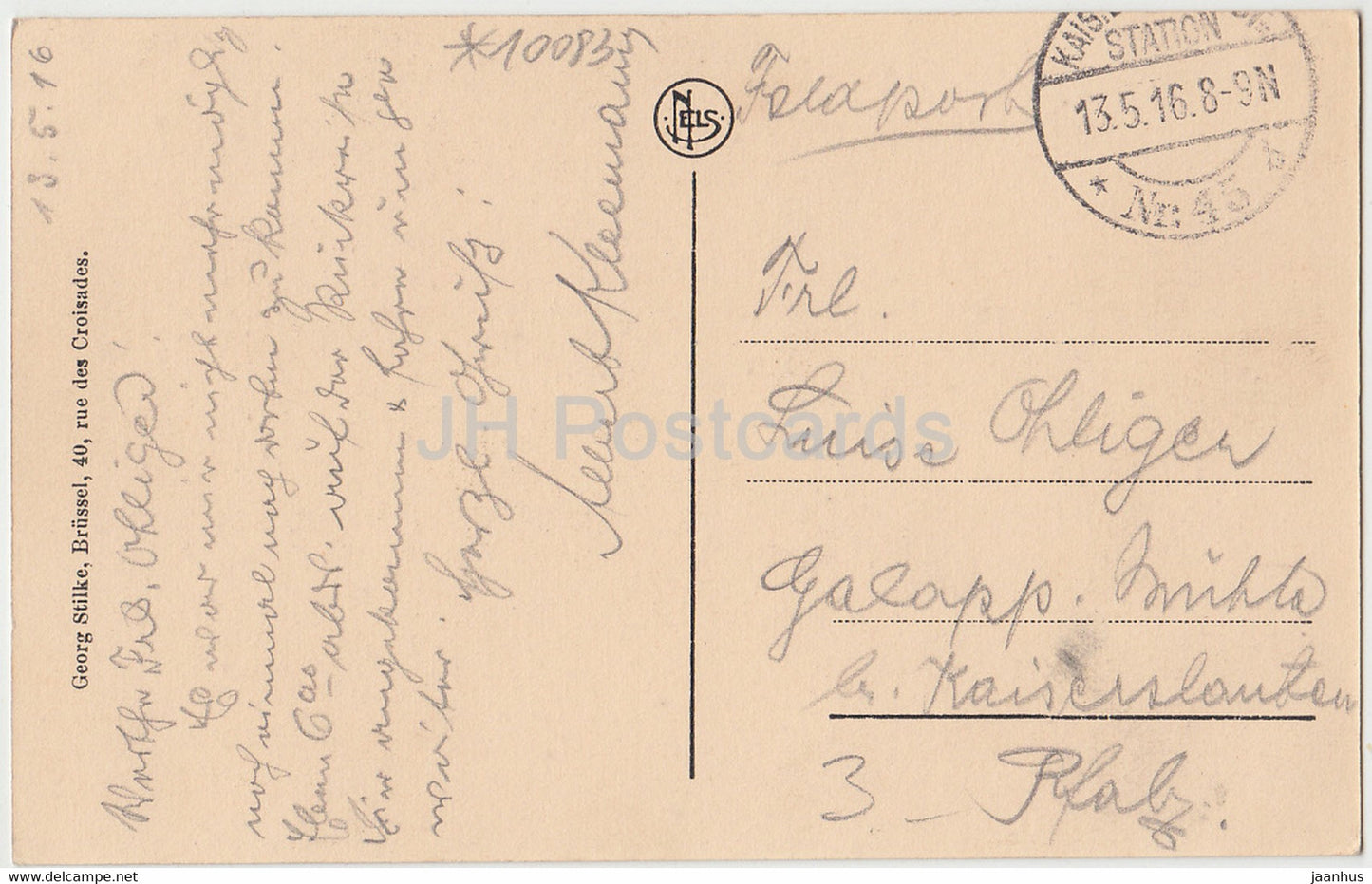 Saint Quentin - Historische Windmuhle - moulin à vent - carte postale ancienne - 1916 - France - occasion