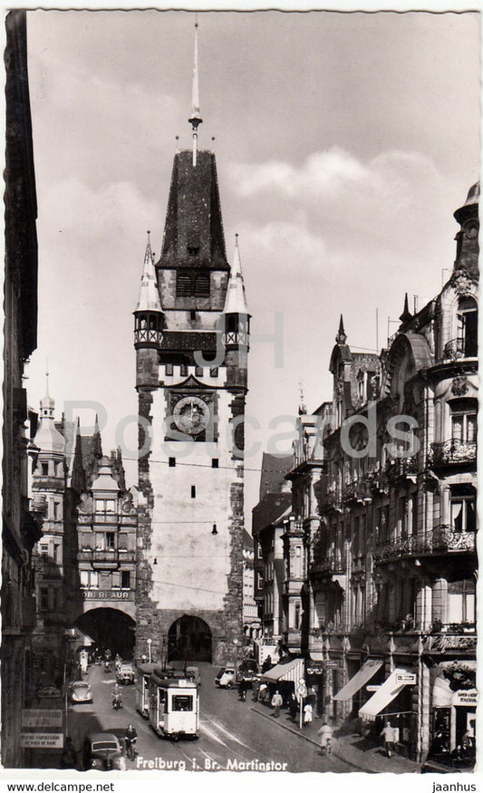 Freiburg i Br - Martinstor - tram - Germany - unused - JH Postcards