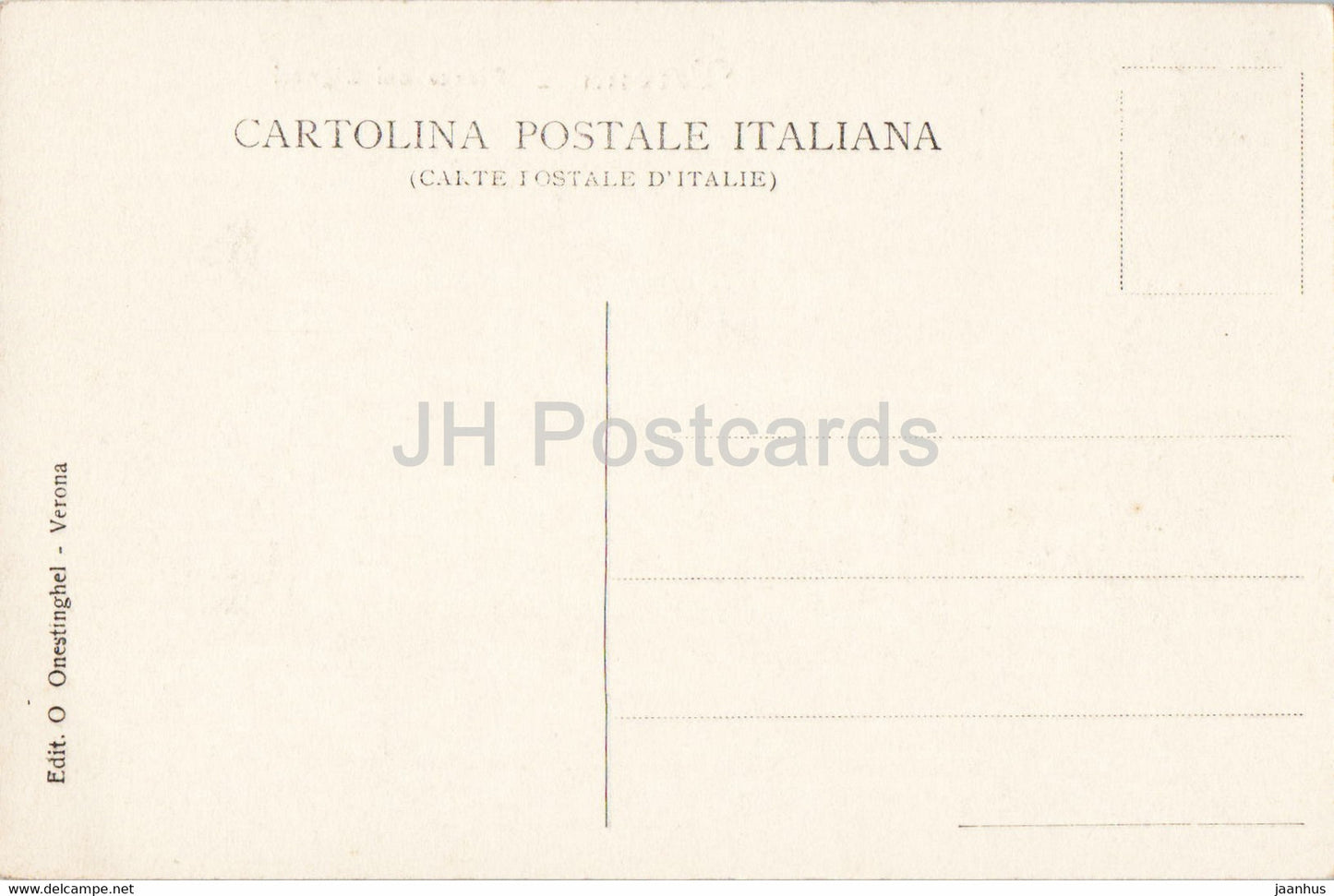 Verona - Piazza dei Signori - old postcard - Italy - unused