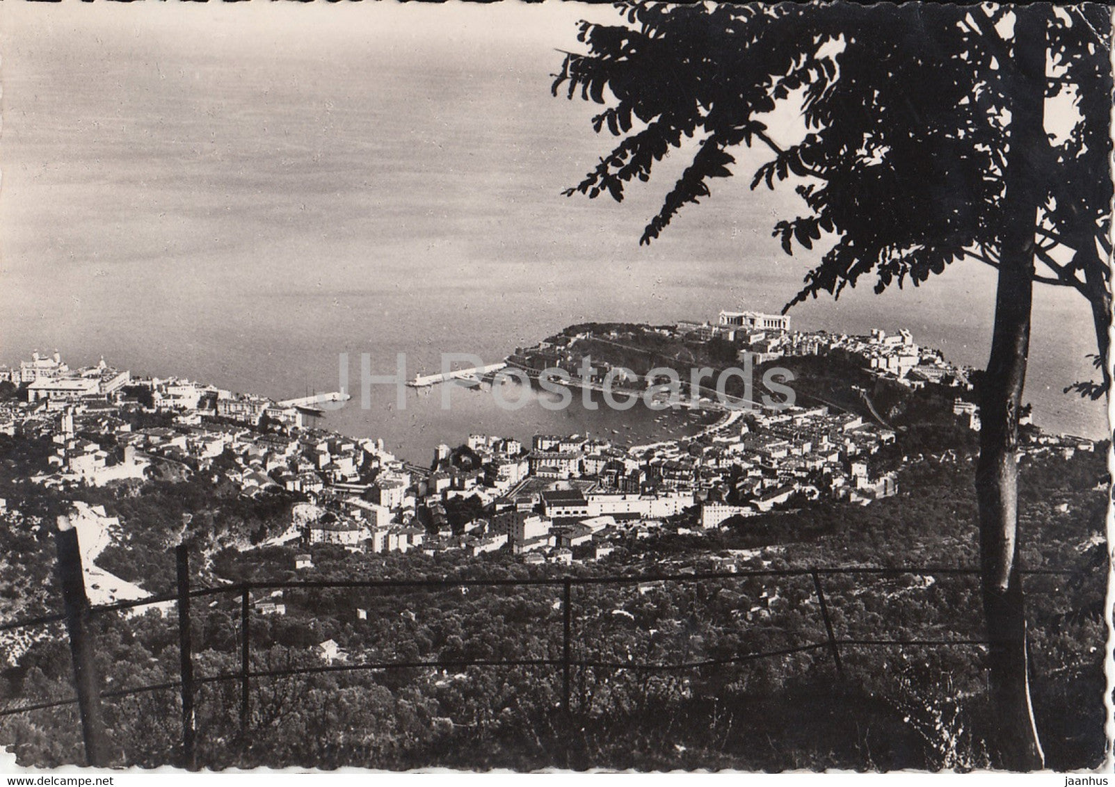 Monte Carlo - Vue prise de la Turbie - 211 - old postcard - 1953 - Monaco - used - JH Postcards