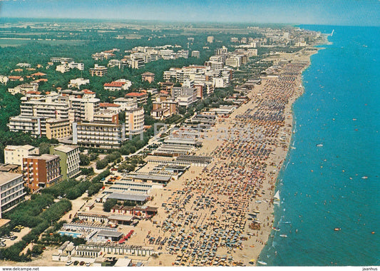 Milano Marittima - Panorama dall'aereo - view from the air - beach - Italy - 1978 - used - JH Postcards