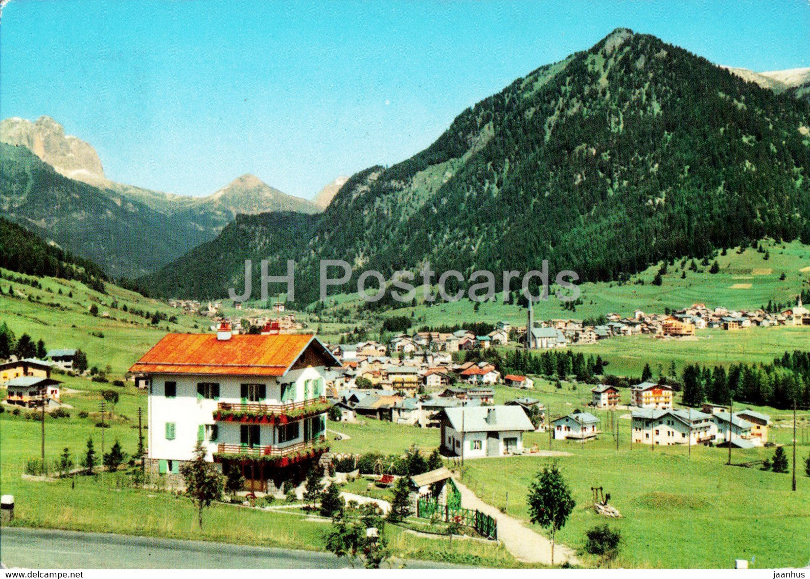 Dolomiti di Fassa - Pozza e Meida - Sassolungo - Col Rodella - 1970 - Italy - used - JH Postcards