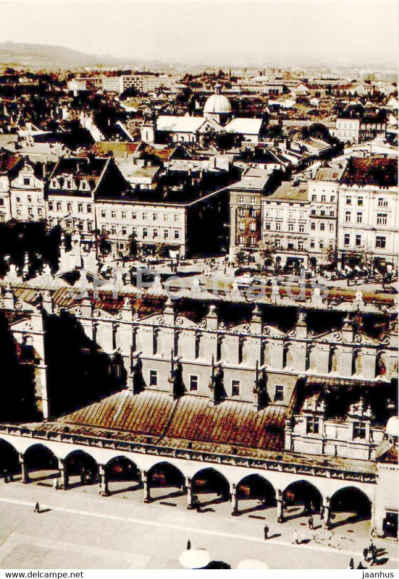 Krakow - Widok ogolny - attyka Sukiennic - General view - Sukiennice attic - Poland - unused - JH Postcards