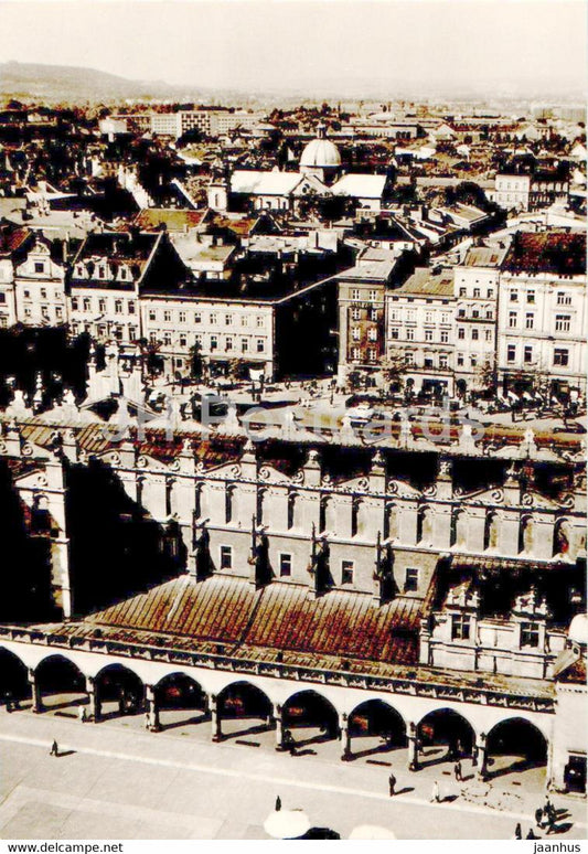 Krakow - Widok ogolny - attyka Sukiennic - General view - Sukiennice attic - Poland - unused - JH Postcards