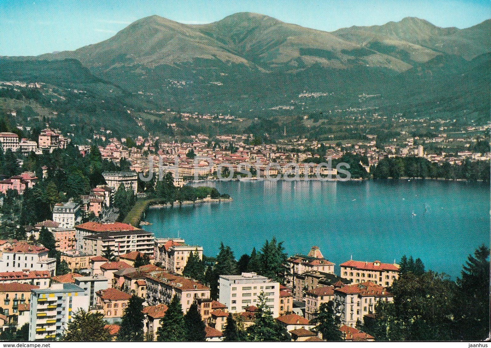 Lugano - 1961 - Switzerland - used - JH Postcards