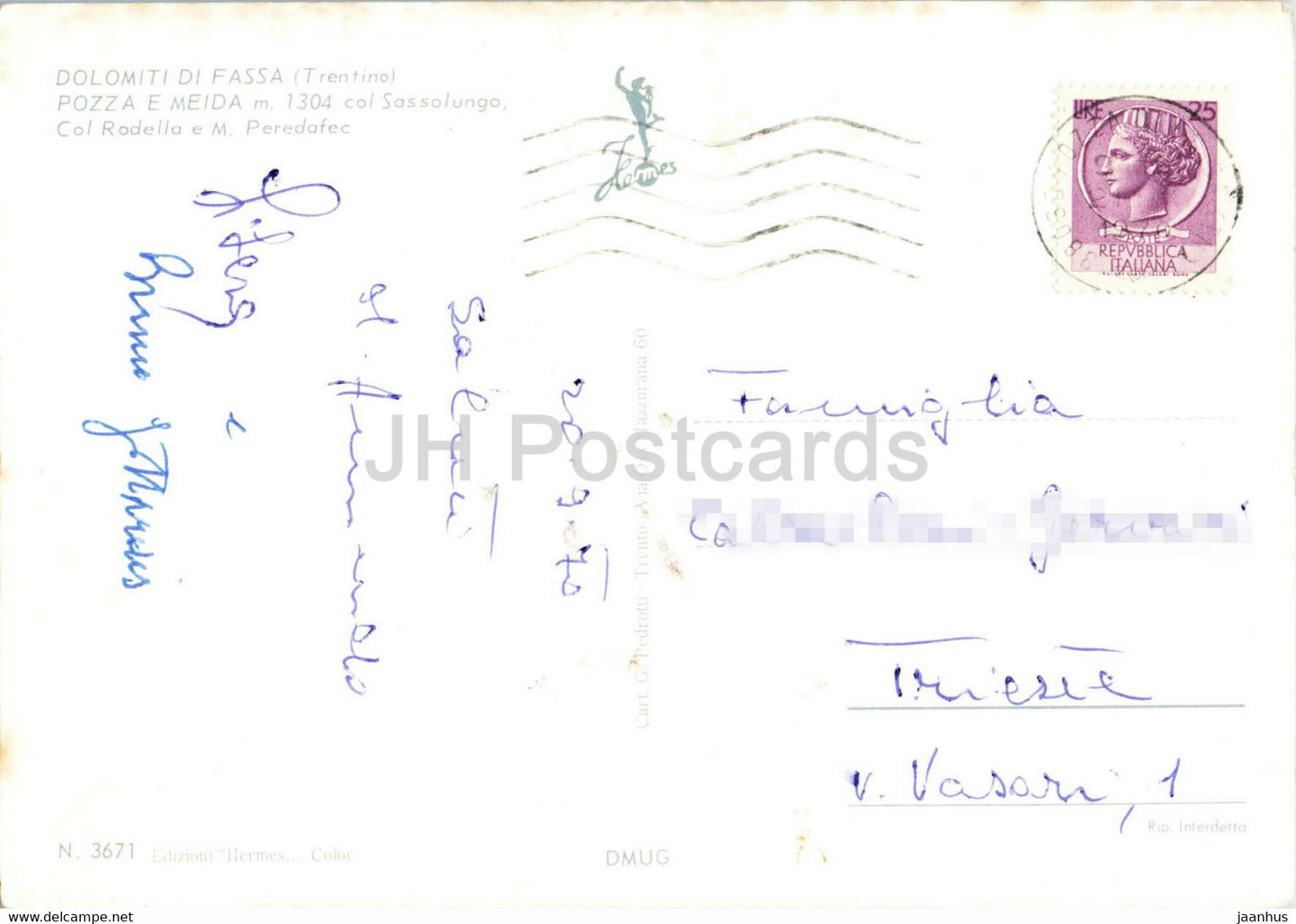 Dolomiti di Fassa - Pozza e Meida - Sassolungo - Col Rodella - 1970 - Italy - used