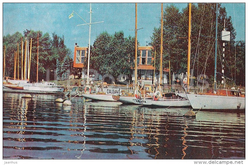 Yach-Club in Lielupe - Jurmala - Latvia USSR - unused - JH Postcards