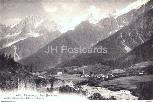 Chamonix - Les Houches - 6651 - old postcard - France - used - JH Postcards