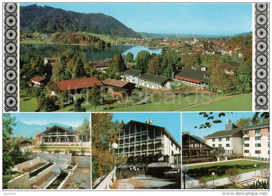 Schliersee Rehabilitationsheim - Ortskrankenkasse München - Germany - 1986 gelaufen - JH Postcards