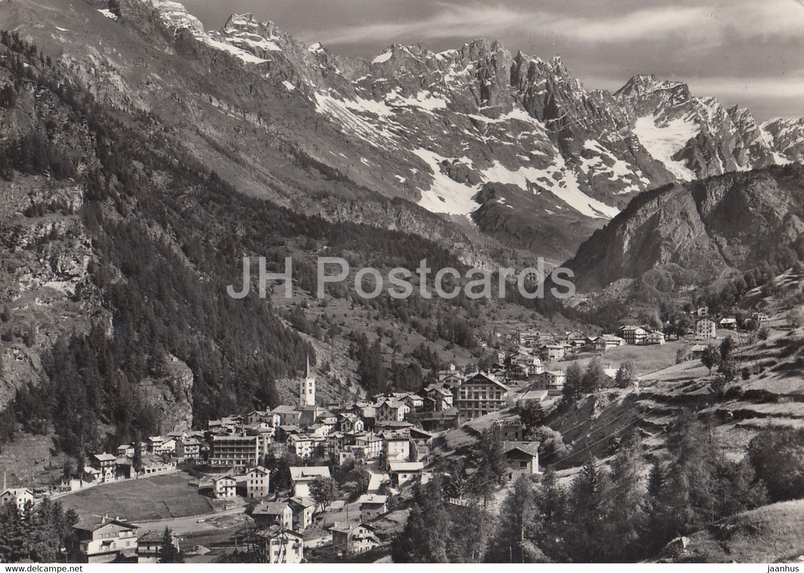 Valtournanche - 1524 m - panorama - 1965 - Italy - used - JH Postcards