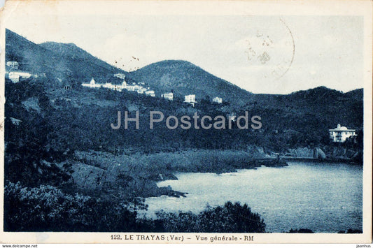 Le Trayas - Vue Generale - 122 - old postcard - 1930 - France - used - JH Postcards