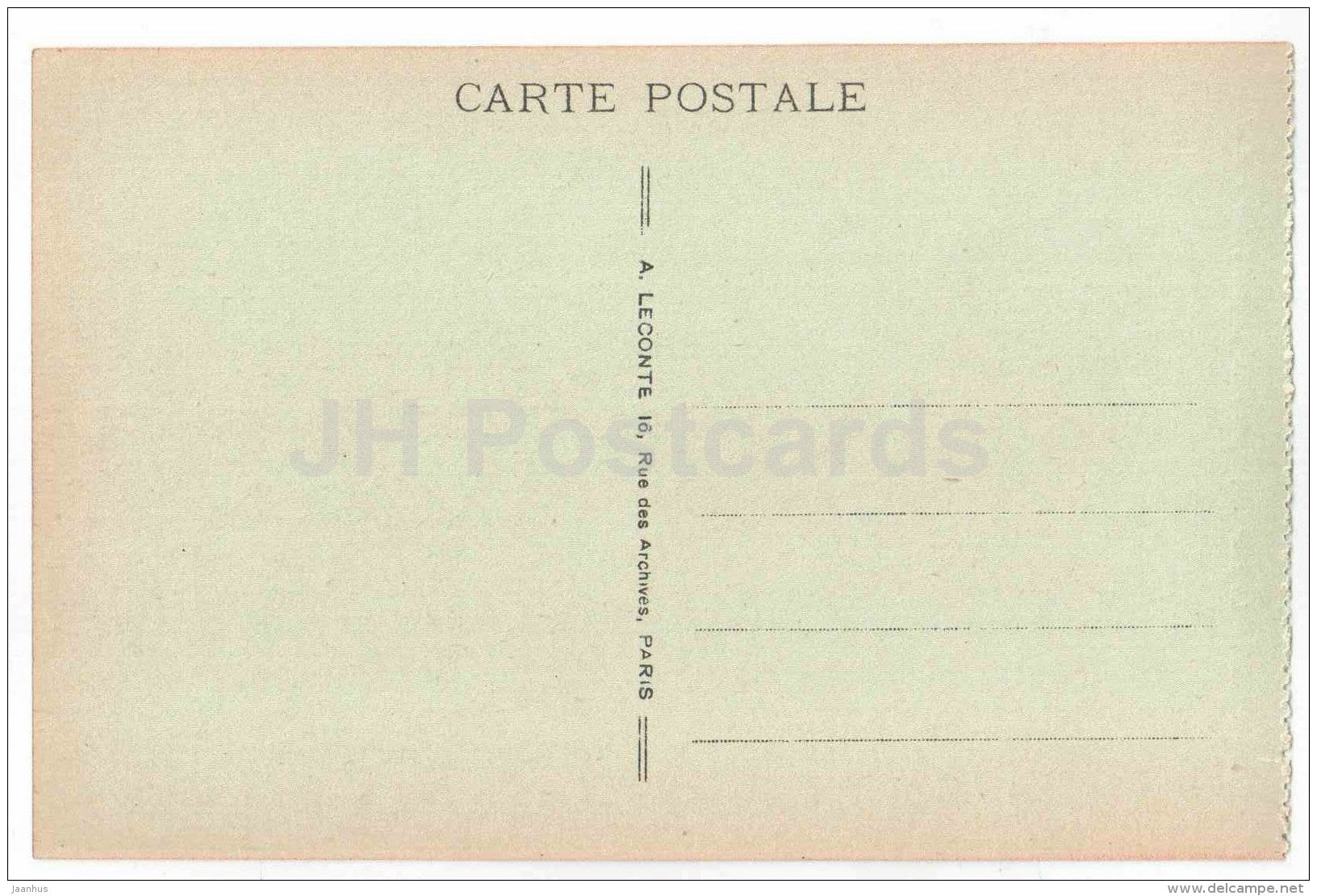 La Tour St Jacques - tower - 31 - Paris - France - unused - JH Postcards
