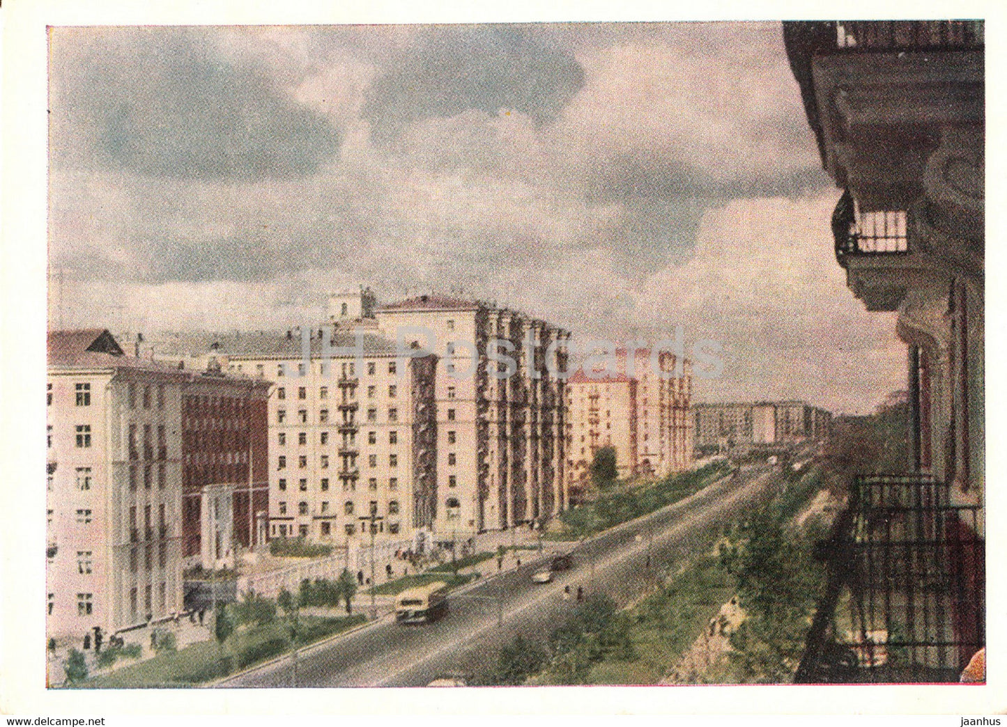 Moscow - 1 Khoroshevskaya street - 1958 - Russia USSR - unused - JH Postcards