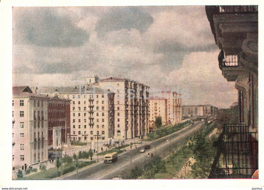 Moscow - 1 Khoroshevskaya street - 1958 - Russia USSR - unused - JH Postcards