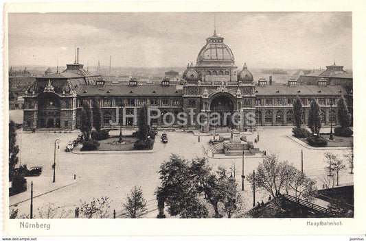 Nurnberg - Hauptbahnhof - 1 - old postcard - Germany - unused - JH Postcards