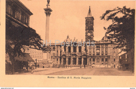 Roma - Rome - Basilica di S Maria Maggiore - old postcard - Italy - unused - JH Postcards