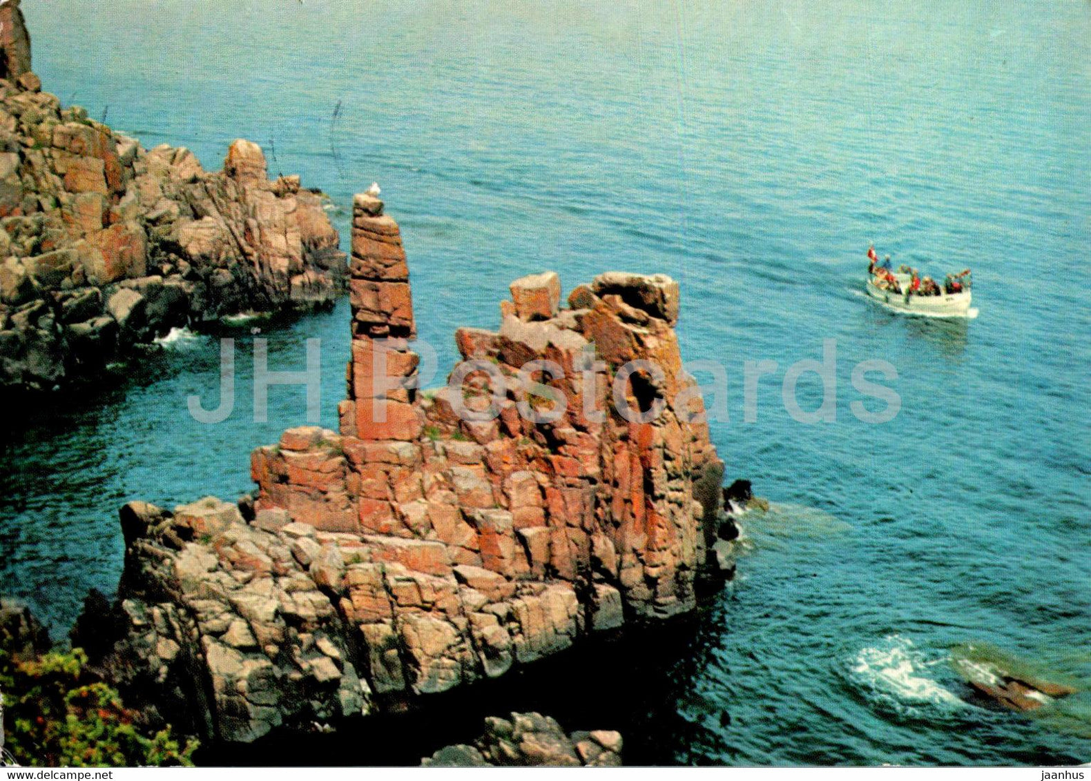 Bornholm - Lyseklippen ved Helligdomsklipperne - cliff - 1968 - Denmark - used - JH Postcards