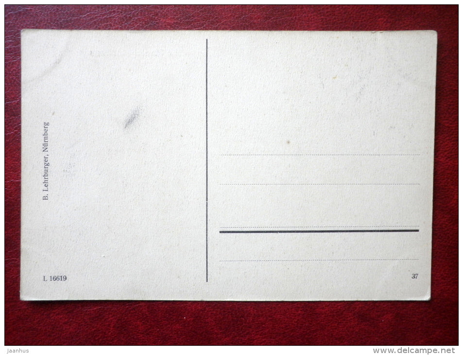 Meran - Merano - gegen die Mendel 1866 m - church - Italy - old postcard - unused - JH Postcards