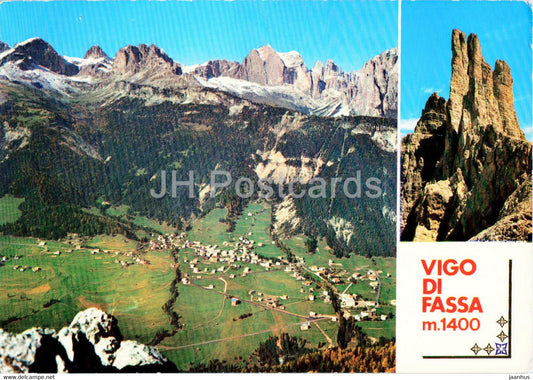 Vigo di Fassa 1400 m - 53.79 - Italy - unused - JH Postcards