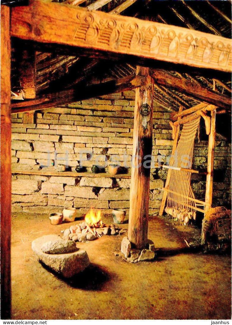 Eketorps borg - ring-fort - reconstructed dwelling house - Oland - ancient world - 13724 - Sweden – unused – JH Postcards