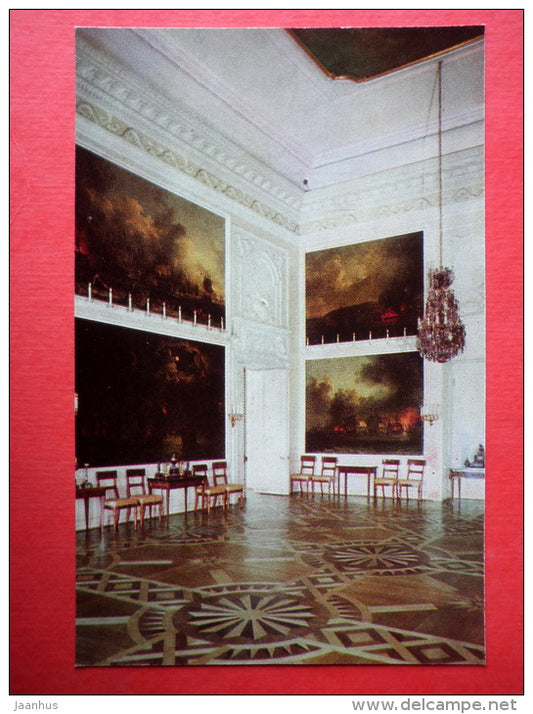 The Great Palace . The Chesme Room - Petrodvorets - 1979 - Russia USSR - unused - JH Postcards