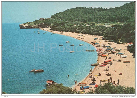 Spiaggia , Littorale Vieste-Matinata - beach - Promontoria del Gargano - Puglia - 111 - Italia - Italy - unused - JH Postcards