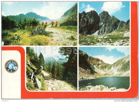 Furkotska valley - Ostra Veza - Mala Capia - Vysoke Tatry - High Tatras - Czechoslovakia - Slovakia - used - JH Postcards