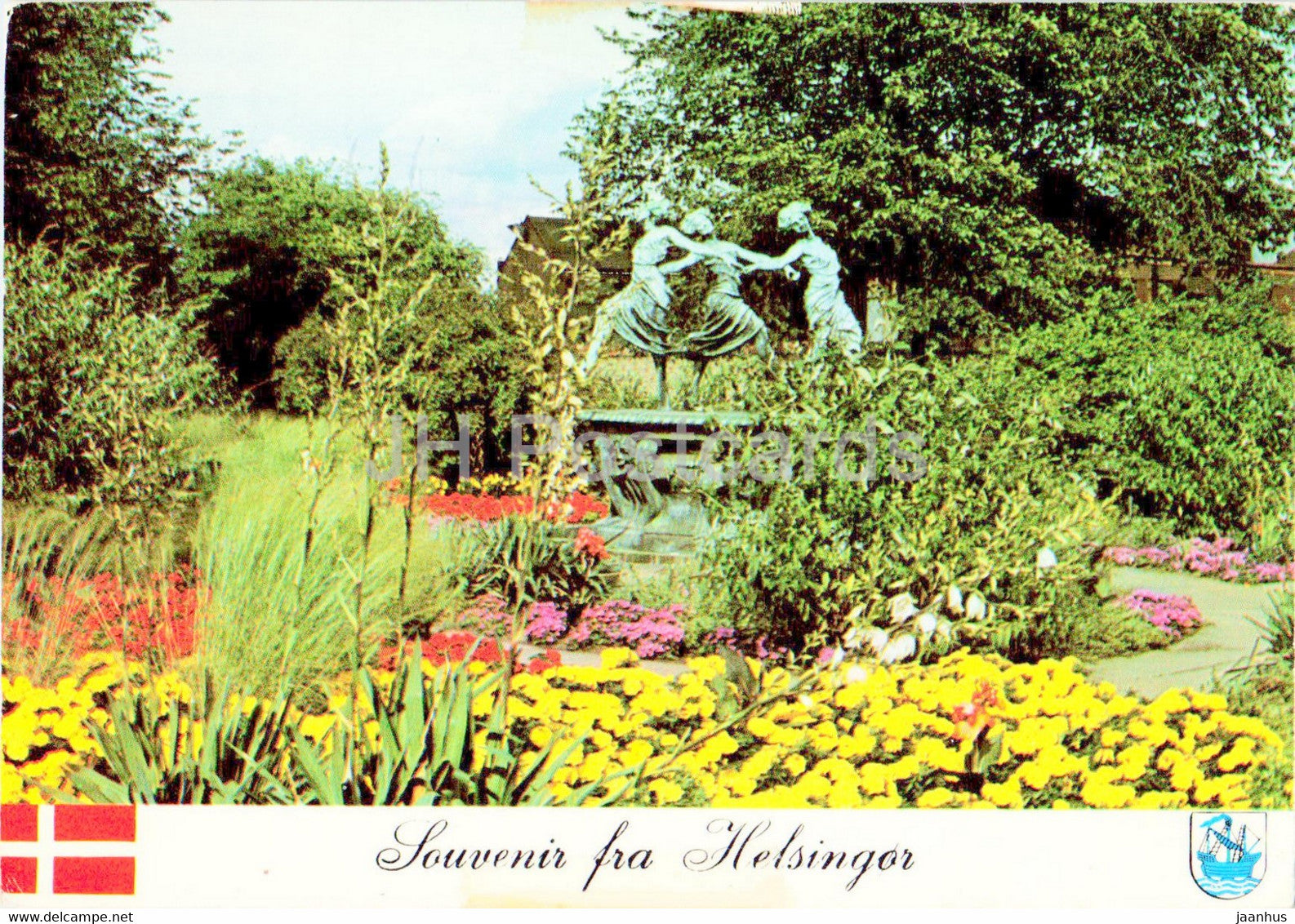 Helsingor - Danserindebrond - Dancer's well - 1982 - Denmark - used - JH Postcards