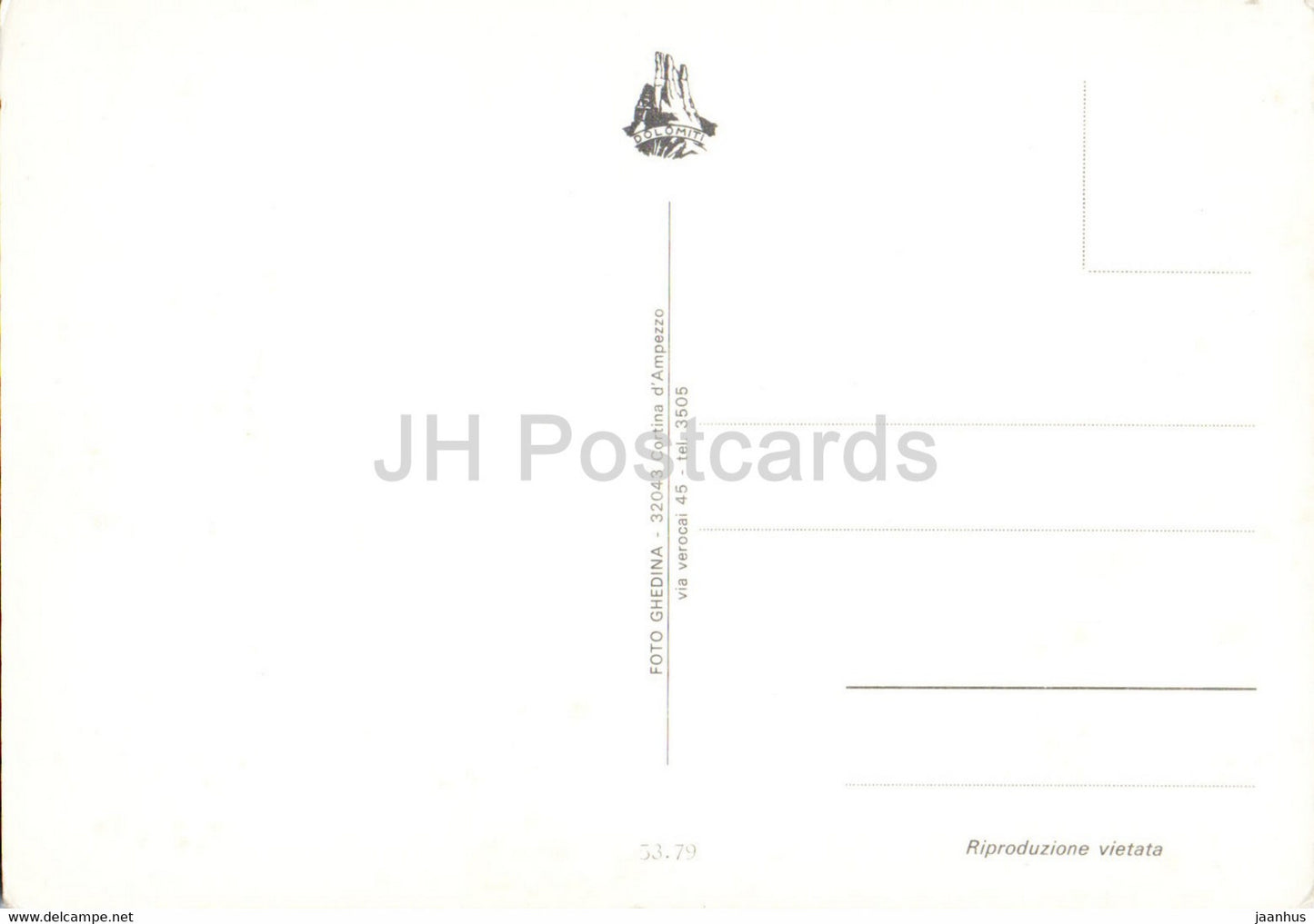 Vigo di Fassa 1400 m - 53.79 - Italie - inutilisé