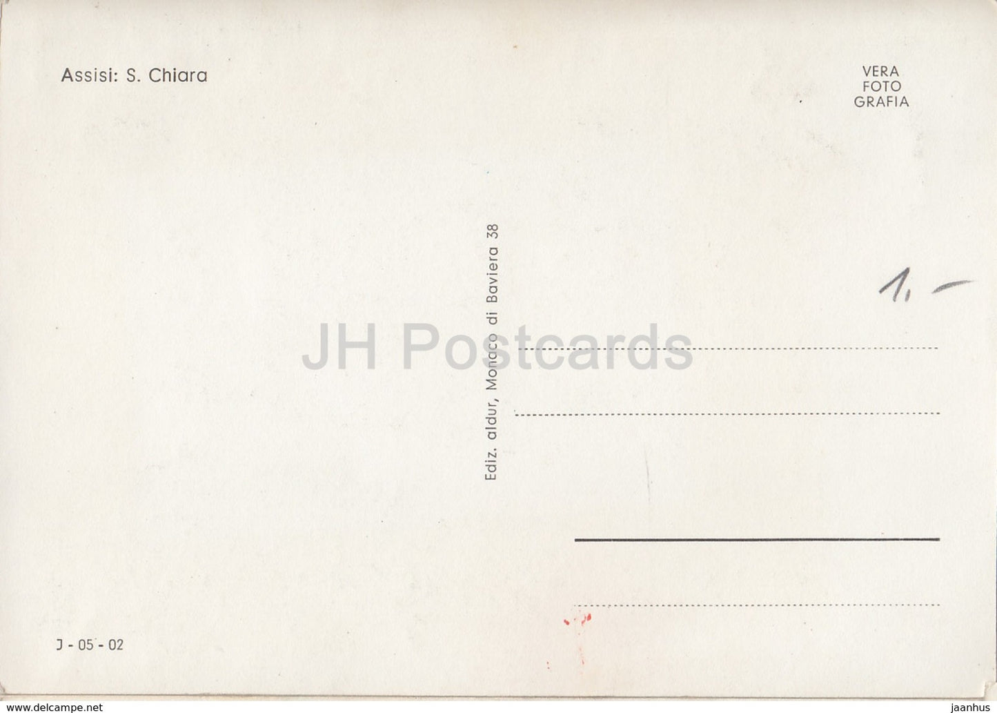 Assisi - S. Chiara - Italy - old postcard - unused