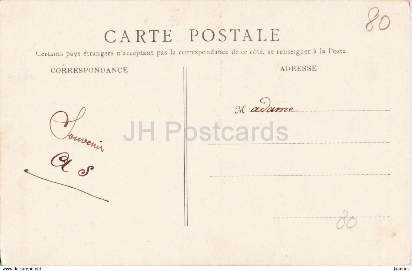 Montdidier - Portail de l'Eglise Saint Sepulcre - Kirche - alte Postkarte - 1925 - Frankreich - gebraucht