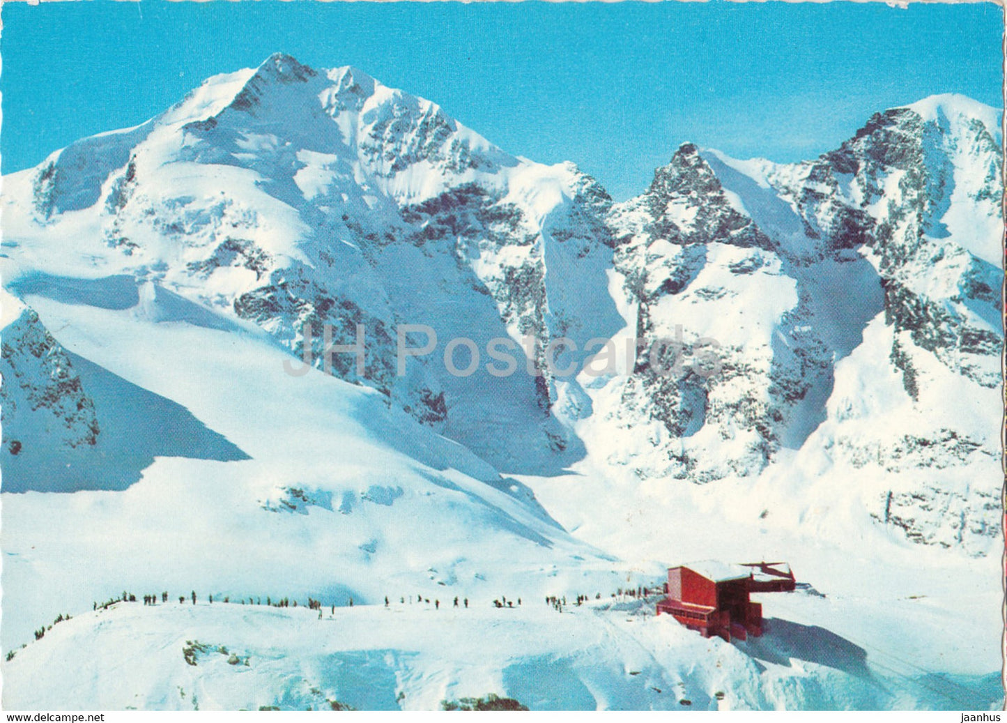 Diavolezza Bergstation und Berghaus - Piz Bernina - Piz Morteratsch - Switzerland - unused - JH Postcards