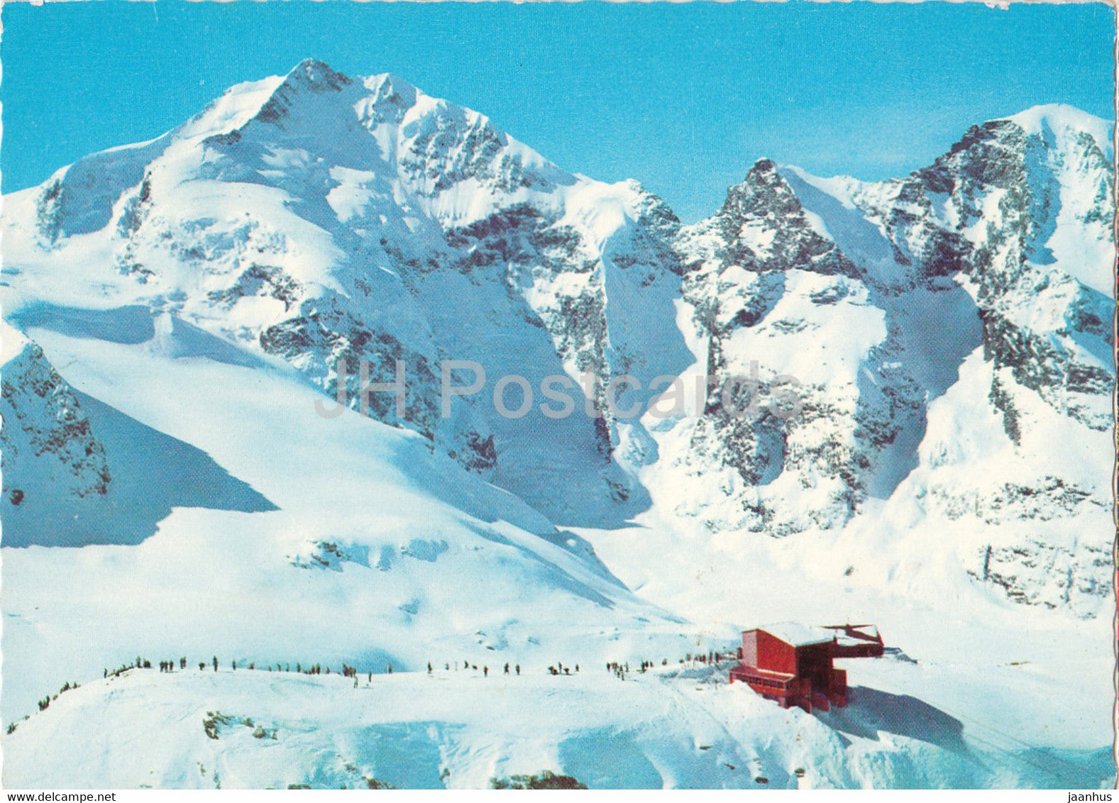 Diavolezza Bergstation und Berghaus - Piz Bernina - Piz Morteratsch - Switzerland - unused - JH Postcards