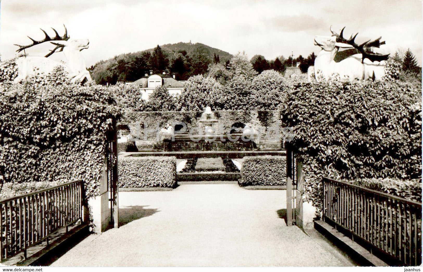 Baden Baden - Gonneranlagen - old postcard - 1967 - Germany - used - JH Postcards