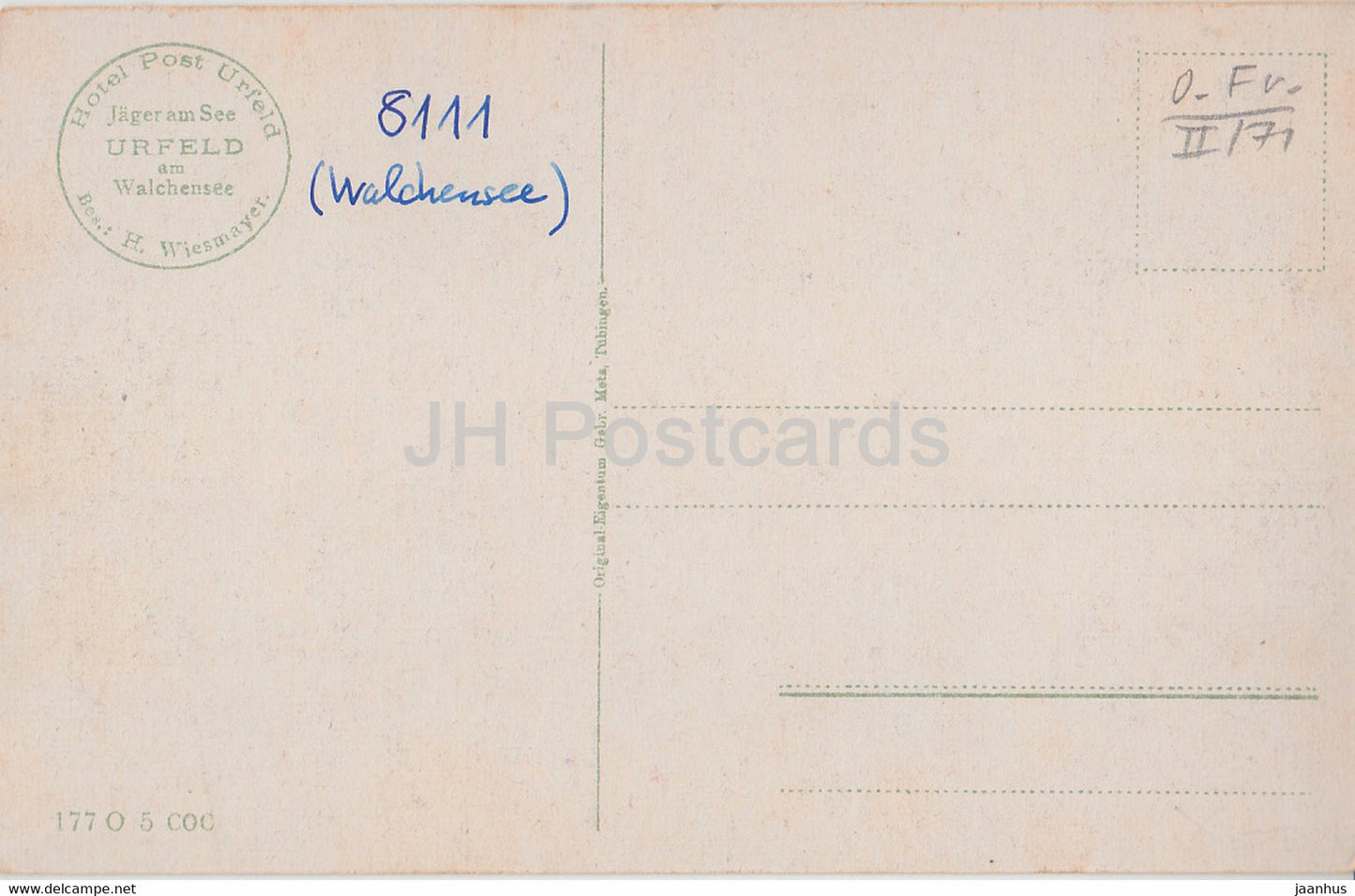 Urfeld am Walchensee - old postcard - Germany - used