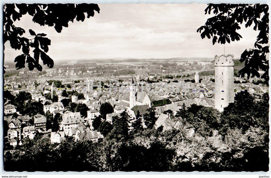 Ravensburg - Die Stadt der Turme und Tore - Blick von der Veitsburg - old postcard - Germany - unused - JH Postcards