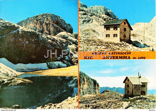 Rif Antermoia 2496 m - Gruppo Catinaccio - Italy - used - JH Postcards