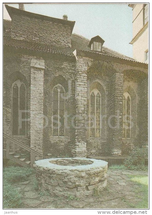 The inner courtyard of the Dominican Monastery - Tallinn - 1986 - Estonia USSR - unused - JH Postcards