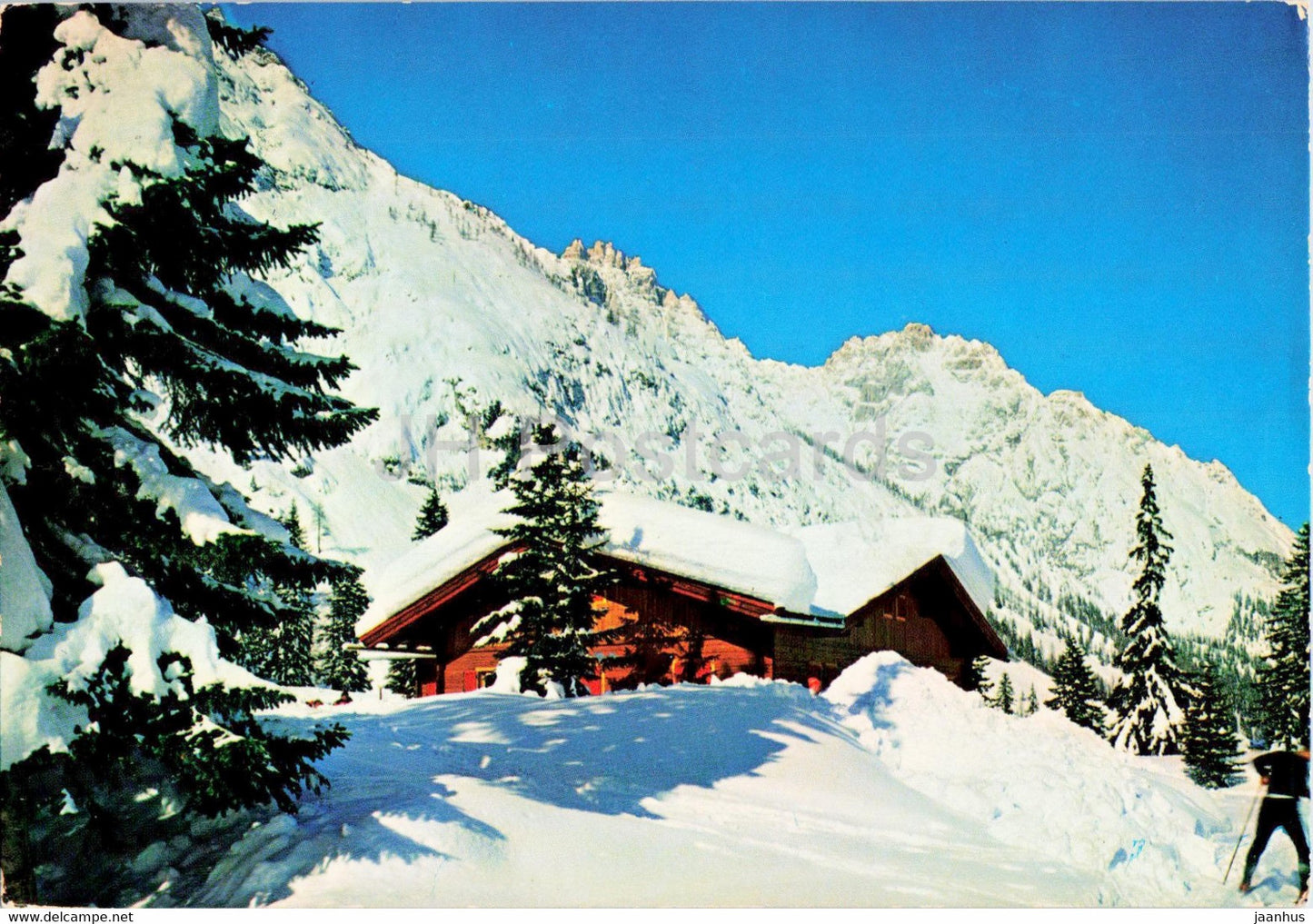 Sexten - Sesto - Talschlusshutte Fischleinboden - Rifugio Fondo Valle Fiscalina - Cima Tre Scarperi 1979 - Italy - used - JH Postcards