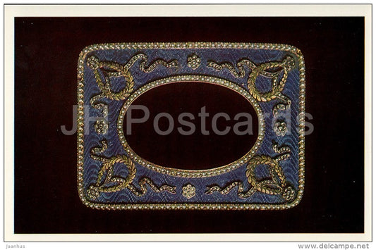 Frame for a Photograph - silver - The Faberge Jewellery - 1987 - Russia USSR - unused - JH Postcards