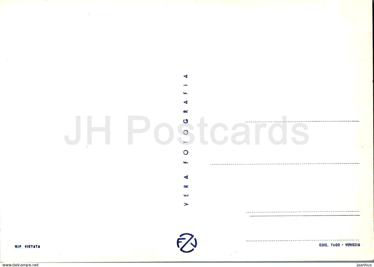 Venezia - Venice - Piazza S Marco - St Mark's Square - 238 - Italy - unused